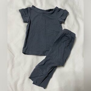 Dark Gray T-Shirt and Pants Set